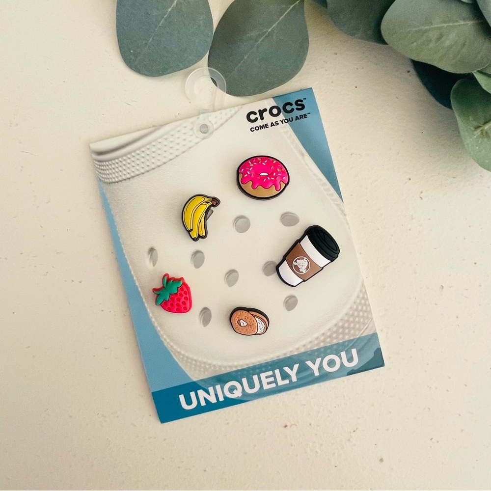 CROCS Breakfast Jibbitz Set 5 Pack - Picture 2 of 4